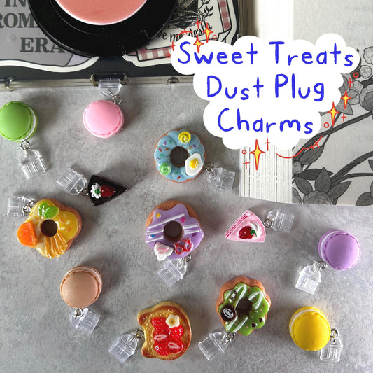 Dessert Dust Plug Charms for E-Readers & Phones – USB-C Accessories for Kindle, Kobo and More