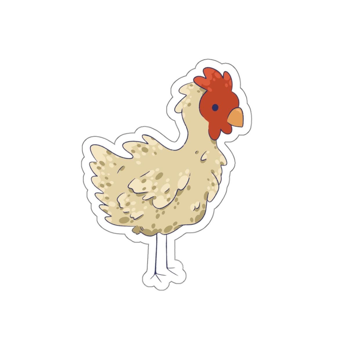 Charming Chicken Stickers: Farmhouse Decor, Laptop Decals