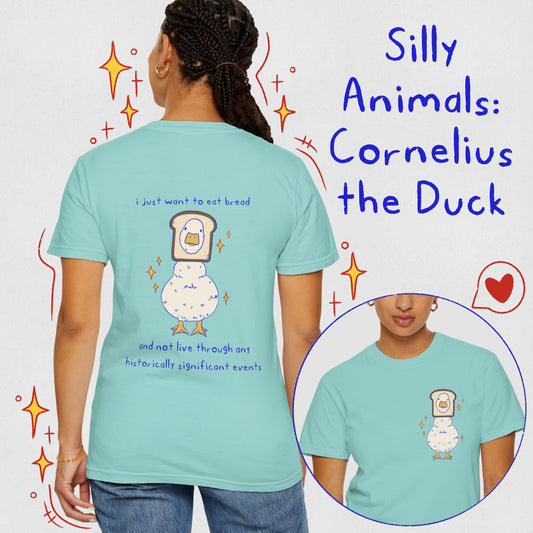 Silly Duck T-shirt | Cute Animal Illustration