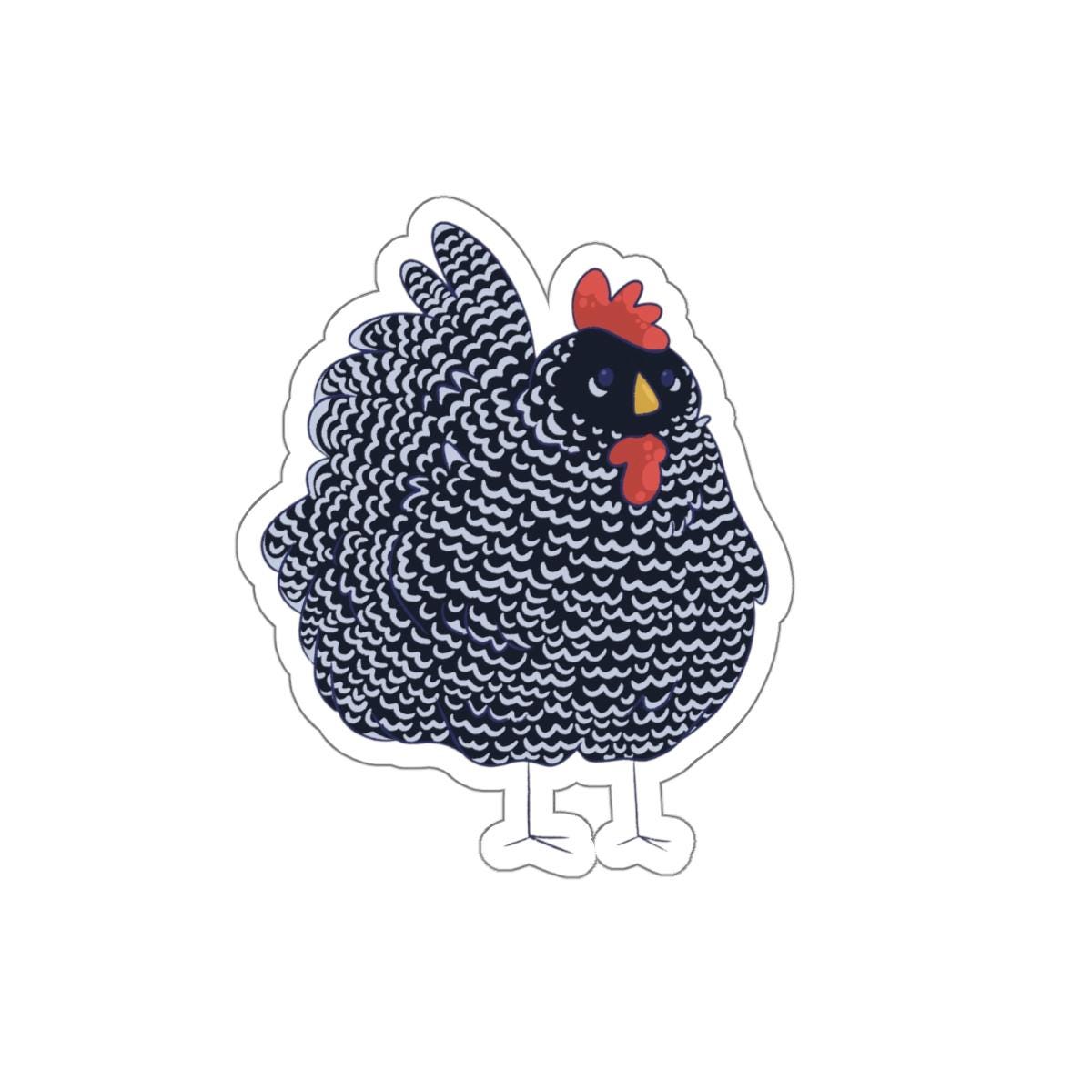 Charming Chicken Stickers: Farmhouse Decor, Laptop Decals