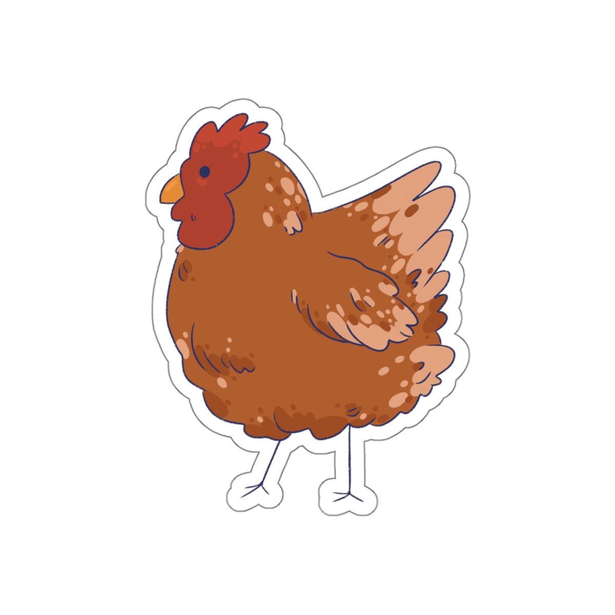 Charming Chicken Stickers: Farmhouse Decor, Laptop Decals