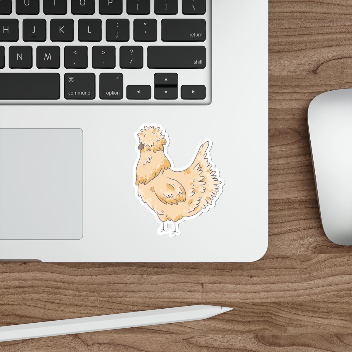 Charming Chicken Stickers: Farmhouse Decor, Laptop Decals