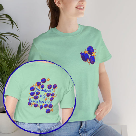 Powered by Blueberries: Whimsical Fruit Tee