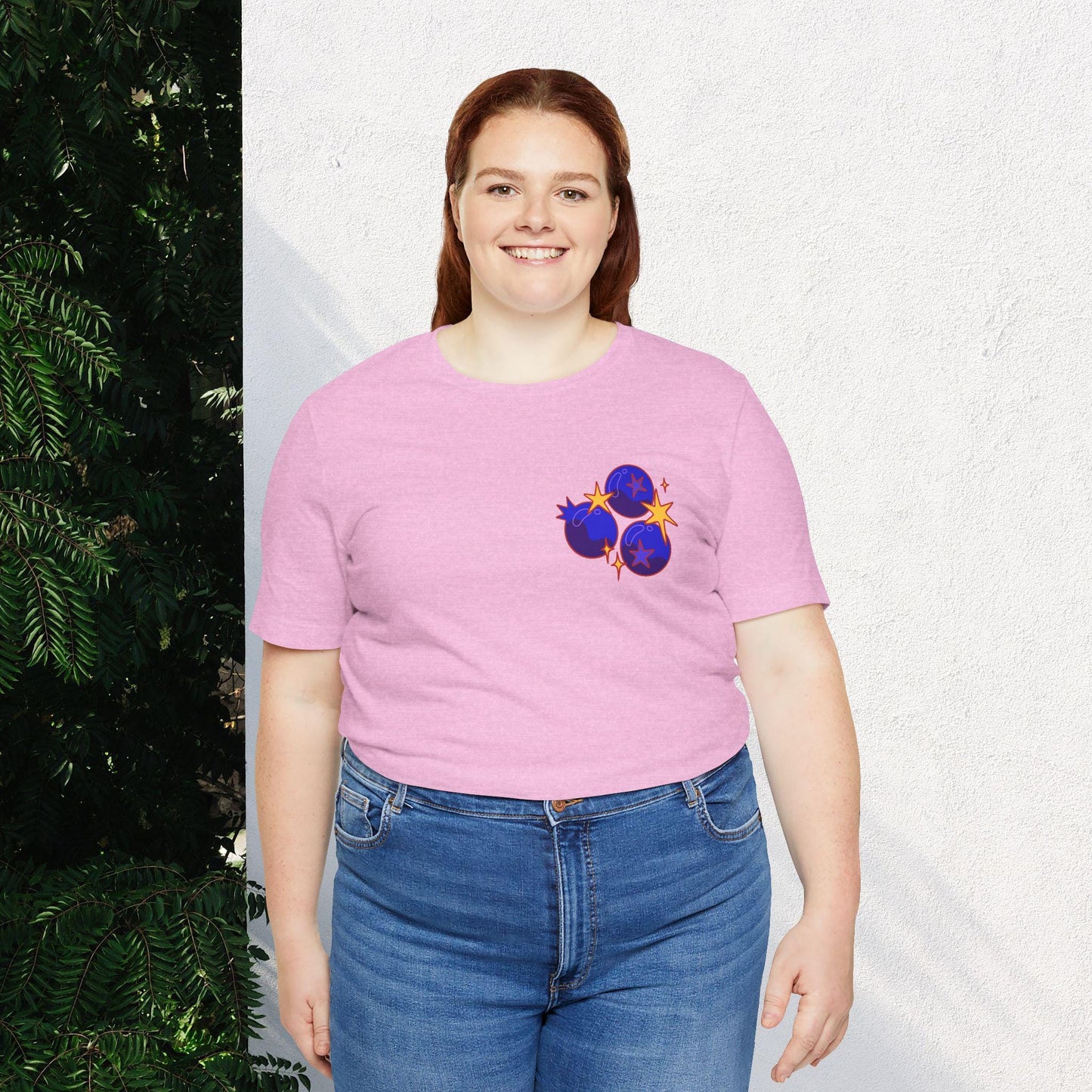 Powered by Blueberries: Whimsical Fruit Tee